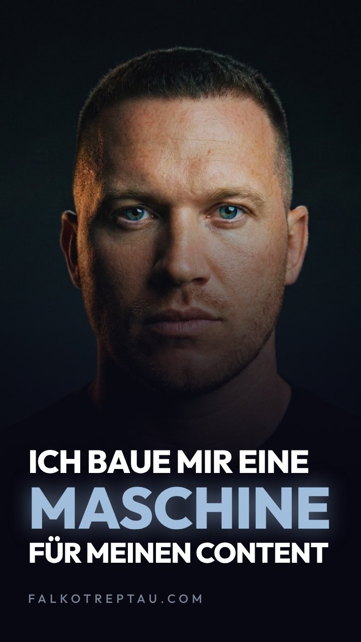 Titelbild zum Video: Ich baue mir eine Maschine, die meinen kompletten Content macht